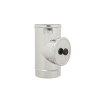 Modulo di ispezione a t da 160mm in acciaio inox 5 decimi aisi 304