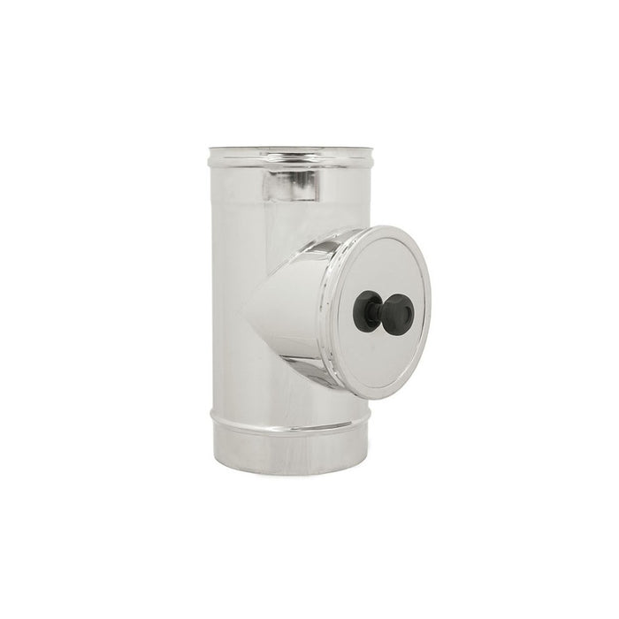 Modulo di ispezione a t da 160mm in acciaio inox 5 decimi aisi 304