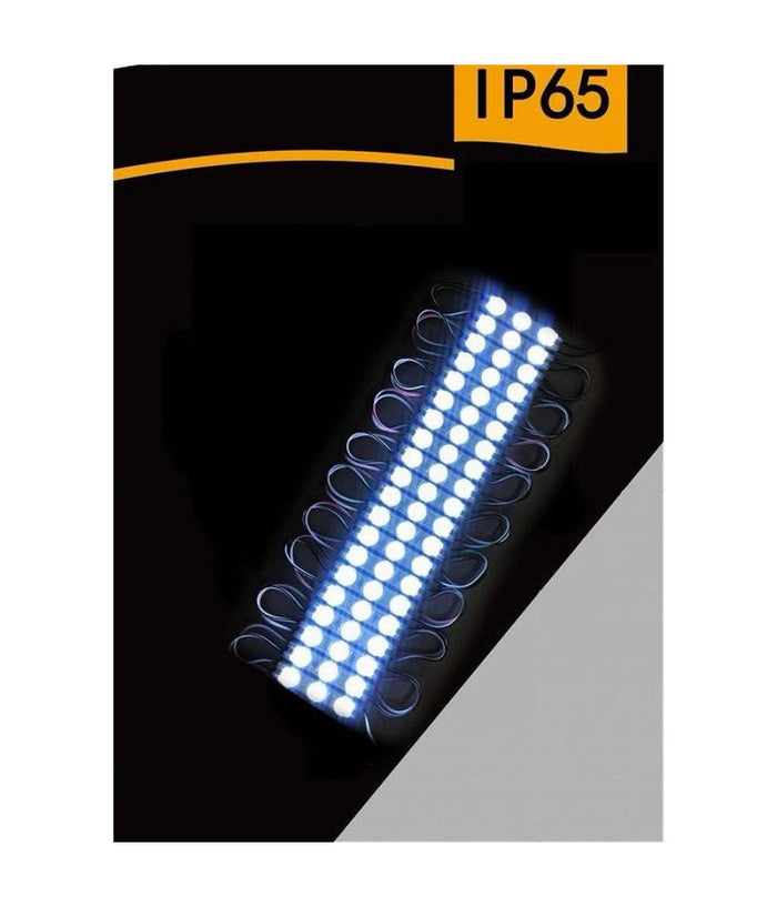 Modulo Led 12v 20 Strisce 2835 Luce Bianco Ghiaccio 13000k Ip65 Abt-2835-6114-ff         
