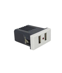 Modulo Presa Caricatore 2 Porte Usb 2,1a Bianco Compatibile Bticino Axolute         