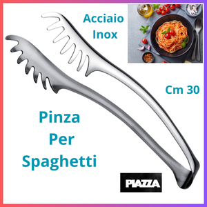 Molla per spaghetti in acciaio inox pinza multiuso buffet utensili da cucina