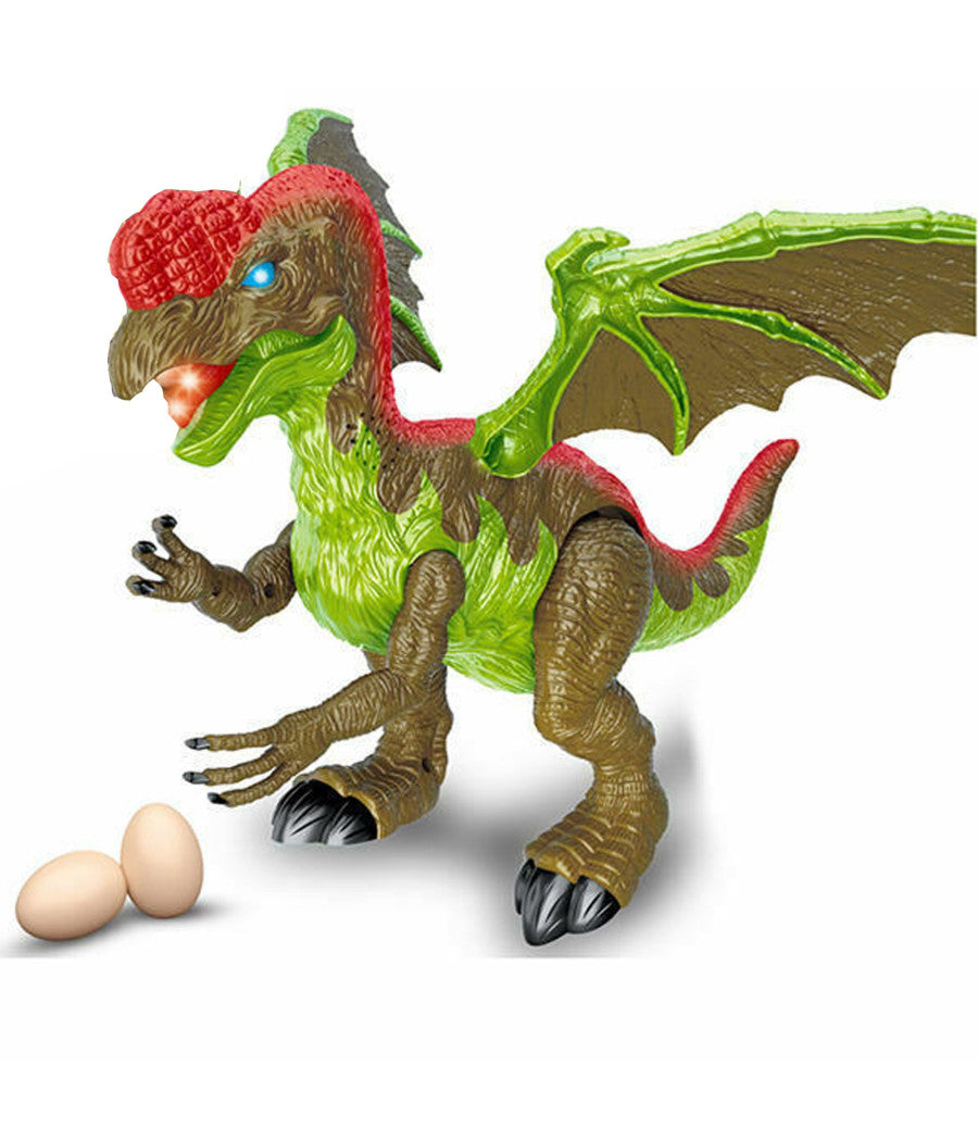 Mondo Preistorico Dinosauro Cammina Con Luci Suoni Giocattolo Gioco Bambini         