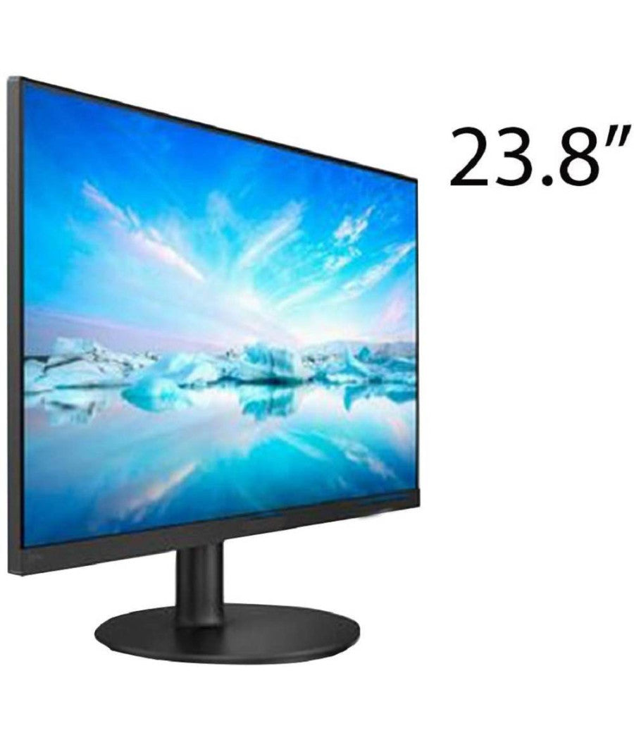 Monitor 23.8" Pollici Desktop Display Slim Attacco Vga Hdmi Videosorveglianza Pc         