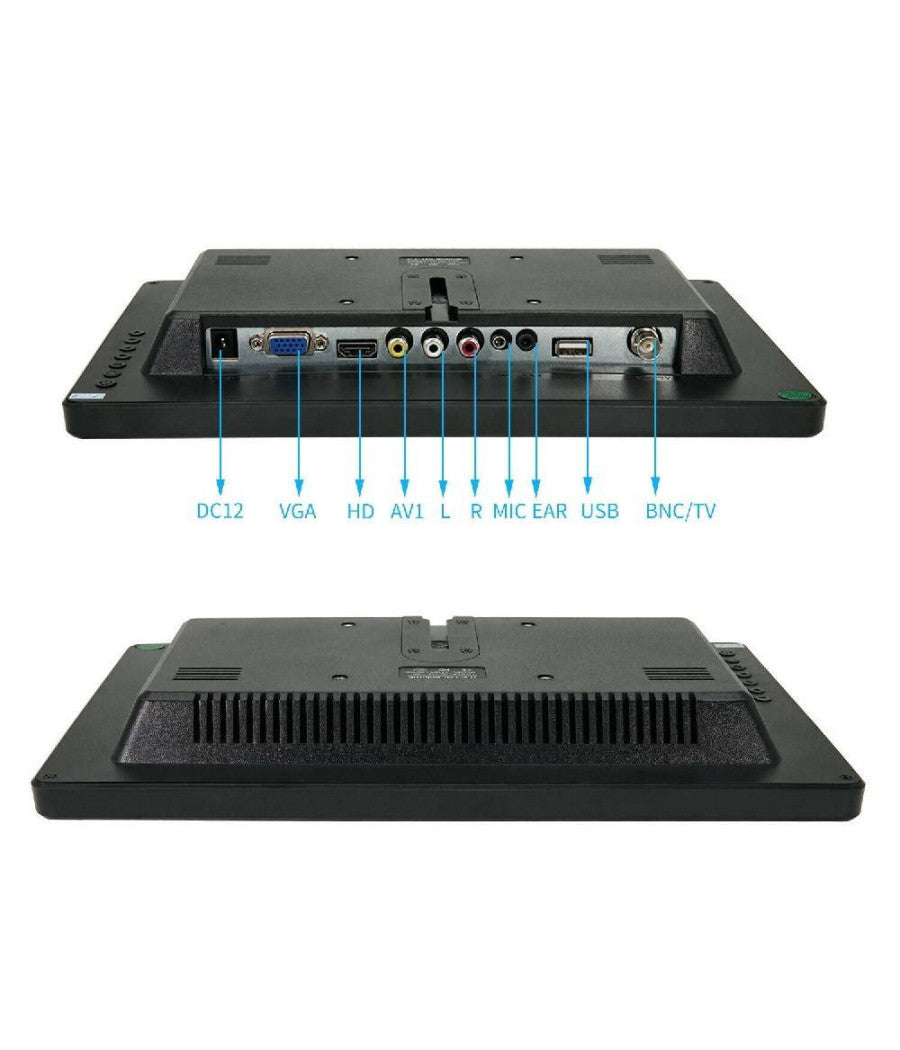 Monitor Hdmi Vga Schermo Lcd Tft 13.3 Pollici 1080p Altoparlante Bnc Usb Rca         