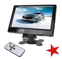 Monitor LCD TFT 10" Con 2 Ingressi Video AUTO CAMPER POGGIATESTA Video SECURITY - Tech-It