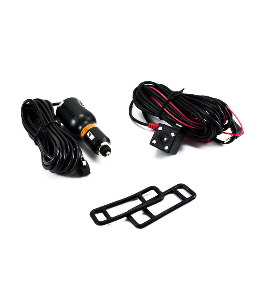 Monitor Per Specchietti Auto 4,5" Q-ca599 Con Videocamera Anteriore Posteriore Hd         