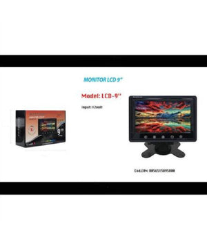 Monitor Per Videosorveglianza Telecamera Auto Lcd 9 Pollici 12v Maxtech Lcd-9"         