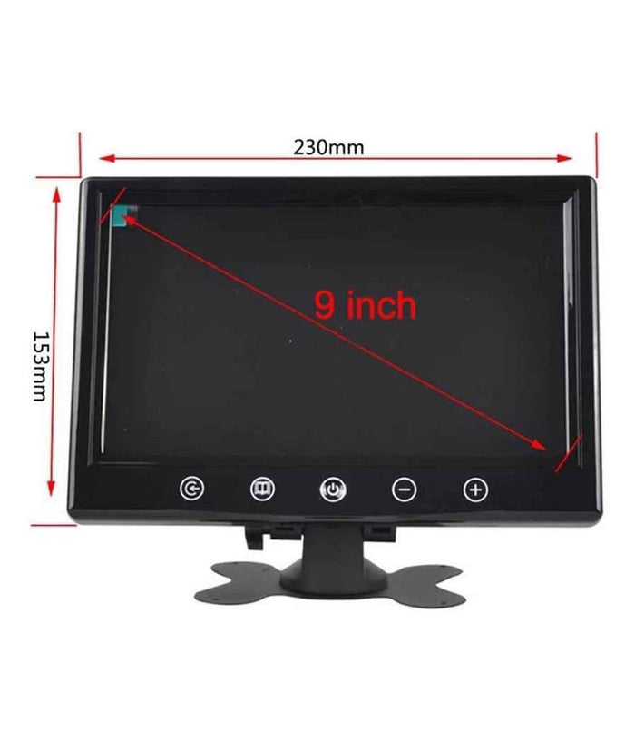 Monitor Per Videosorveglianza Telecamera Auto Lcd 9 Pollici 12v Maxtech Lcd-9"         