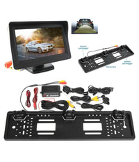 Monitor Portatarga Con Telecamera E Sensori Di Parcheggio Monitor Da 4.3"         