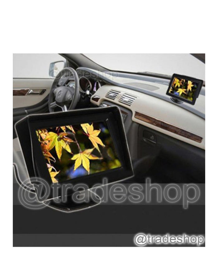 Monitor Schermo A Colori 4,3" Tft Lcd  Per Auto Retrovisore Kit Retromarcia Vcr         