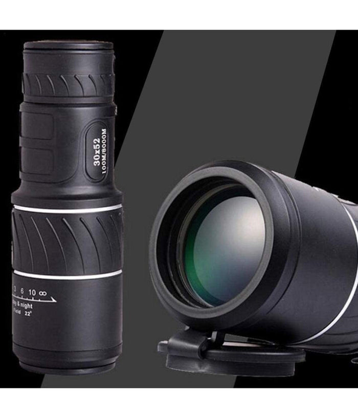 Monocolo 30x52 Cannocchiale Zoom Ingrandimento Custodia Campeggio Stadio Teatro         