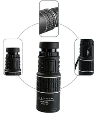 Monocolo 30x52 Cannocchiale Zoom Ingrandimento Custodia Campeggio Stadio Teatro         