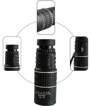 Monocolo 30x52 Cannocchiale Zoom Ingrandimento Custodia Campeggio Stadio Teatro         