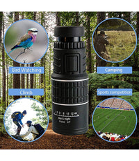 Monocolo 30x52 Cannocchiale Zoom Ingrandimento Custodia Campeggio Stadio Teatro         