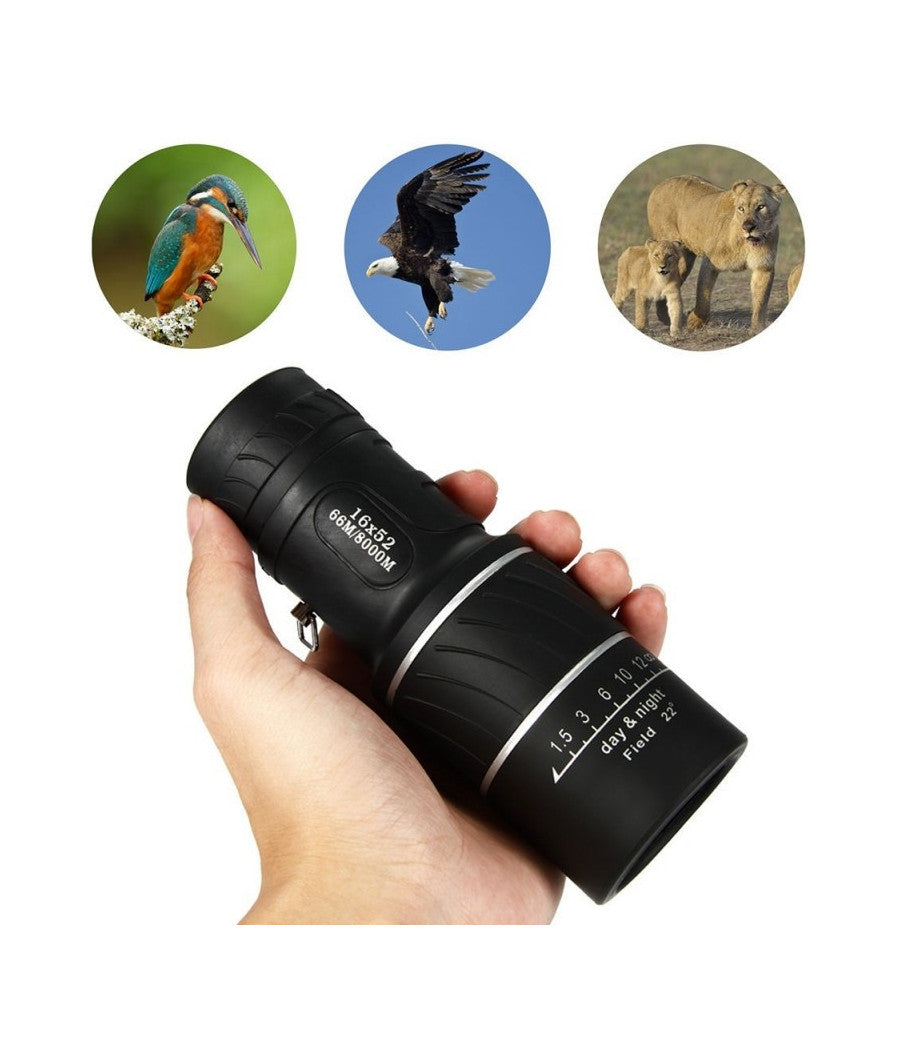 Monocolo Binocolo Cannocchiale Zoom Monoculare Ingrandimento 16x52mm Caccia         