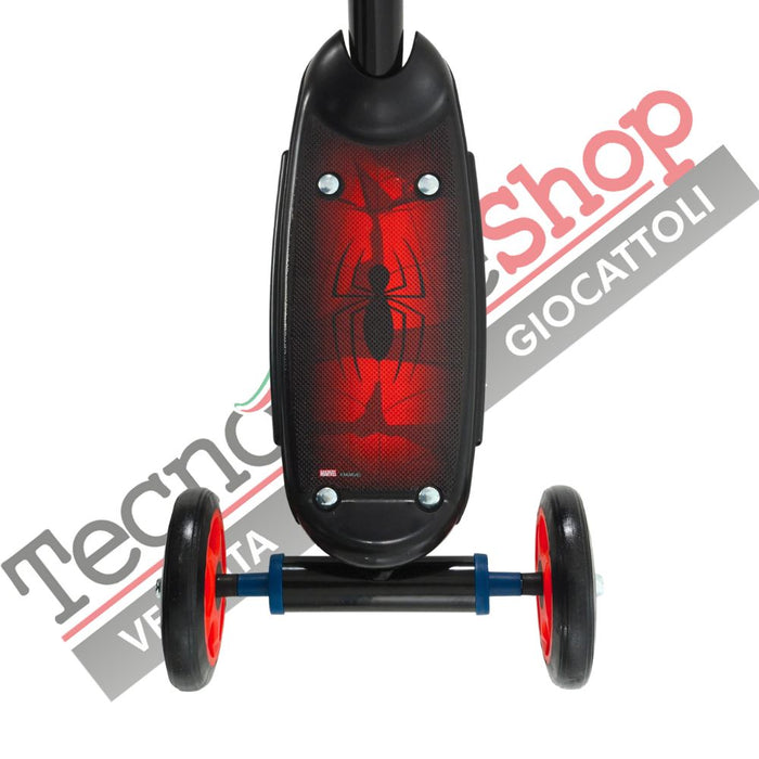 Monopattino per Bambini in Acciaio 3 Ruote Marvel Spiderman