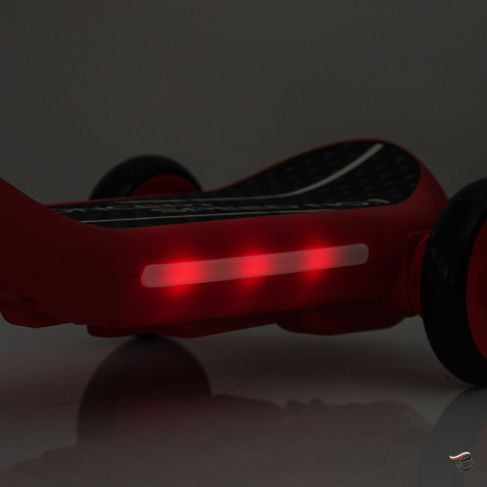 Monopattino Elettrico per Bambini Deluxe 3 Ruote + Casco e Kit Protezioni-Rosa