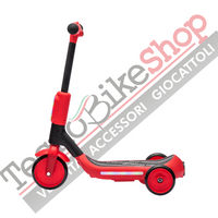 Monopattino Elettrico per Bambini Deluxe 3 Ruote + Casco e Kit Protezioni-Rosso