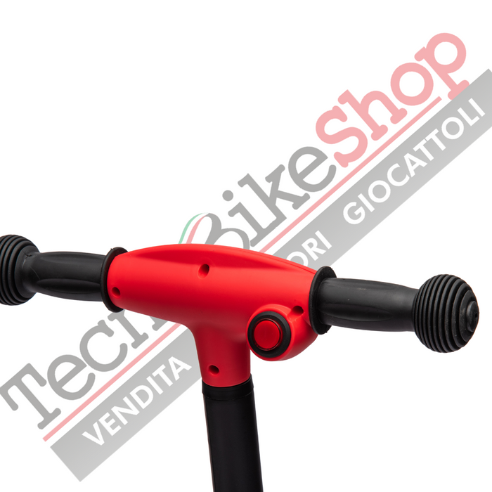 Monopattino Elettrico per Bambini Deluxe 3 Ruote + Casco e Kit Protezioni-Rosso