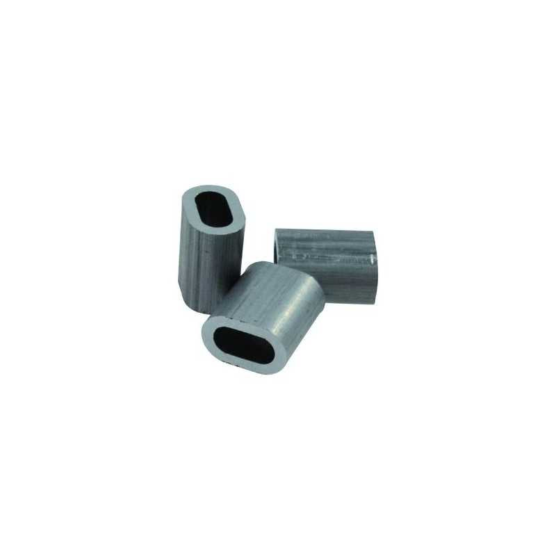 Morsetti per Filo Nyofil in Alluminio 100Pz D.Mm. 4