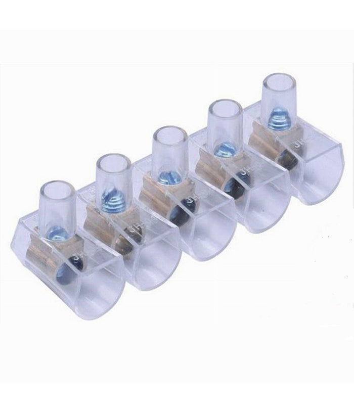 Morsetti Terminali Unipolari Morsettiera 2 Stecche Da 5pezzi Sezione 10mmÂ² 83319         