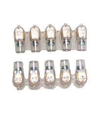 Morsetti Unipolari Morsettiera Terminali 2 Stecche Da 5 Pezzi Sezione 2.5mmÂ² 83312         