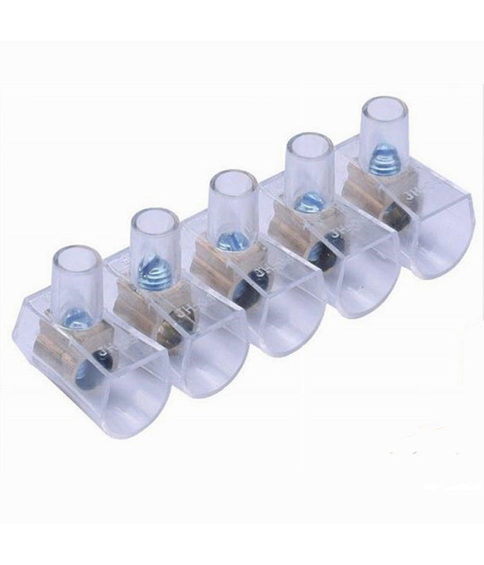 Morsetti Unipolari Terminali Morsettiera 2 Stecche Da 5 Pezzi Sezione 4mmÂ² 83318         