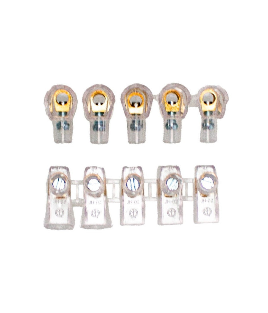 Morsetti Unipolari Terminali Morsettiera 2 Stecche Da 5 Pezzi Sezione 4mmÂ² 83318         