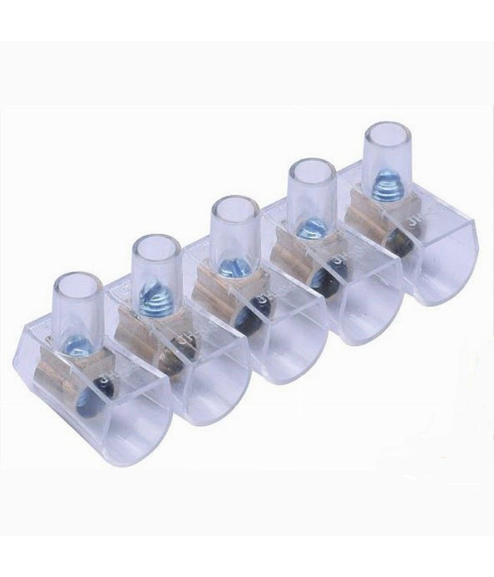 Morsettiera Morsetti Terminali Unipolari Sezione 6mmÂ² 2 Stecche Da 5 Pezzi 83312         