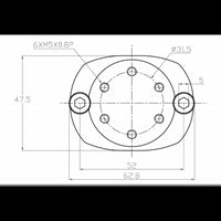 MORSETTO INOX  Ø MM.30/35/40