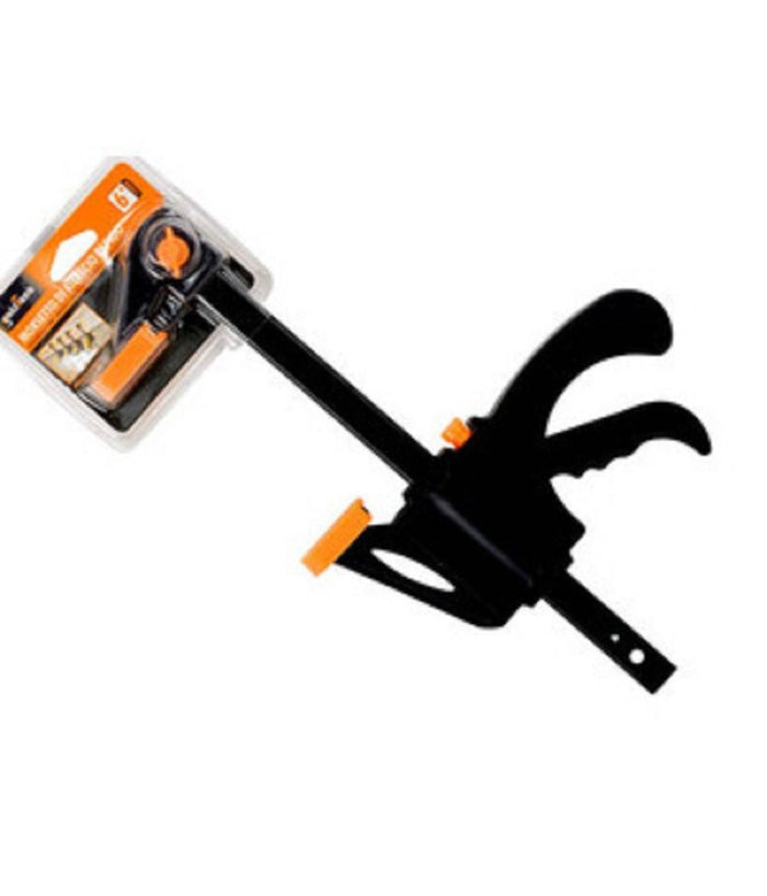 Morsetto Sgancio Rapido Strettoio Morsa Di Serraggio Falegname Apertura 150 Mm         