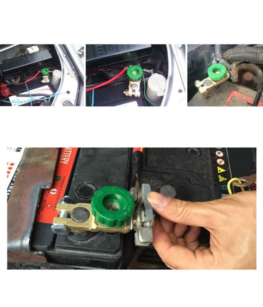 Morsetto Staccabatteria Antifurto Stacca Batteria Auto Barca Camper 12/24v         