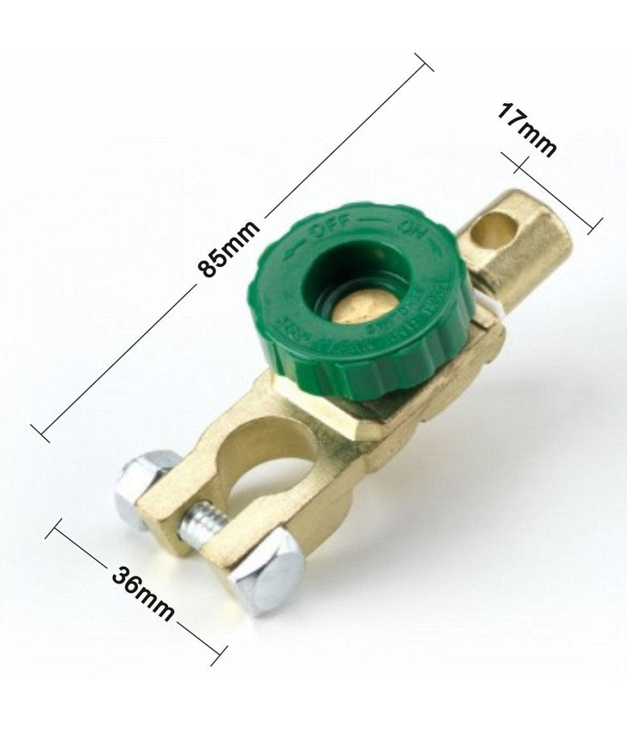Morsetto Staccabatteria Antifurto Stacca Batteria Auto Barca Camper 12/24v         
