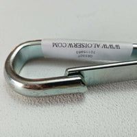 Moschettone simplex 120mm moschettone in ferro zincato con girello