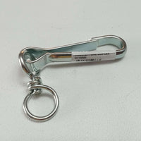 Moschettone simplex 120mm moschettone in ferro zincato con girello