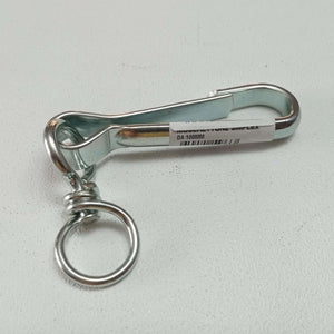 Moschettone simplex 120mm moschettone in ferro zincato con girello