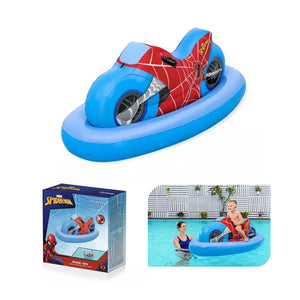 Trade Shop - Moto Marvel Spider Ciambella Salvagente Beach Gonfiabile Mare Piscina Novità -