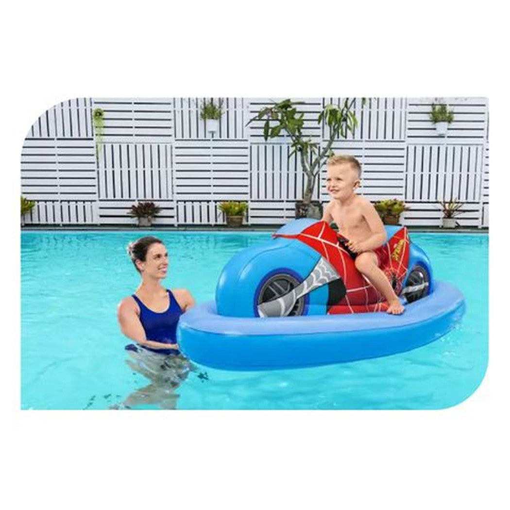 Trade Shop - Moto Marvel Spider Ciambella Salvagente Beach Gonfiabile Mare Piscina Novità -