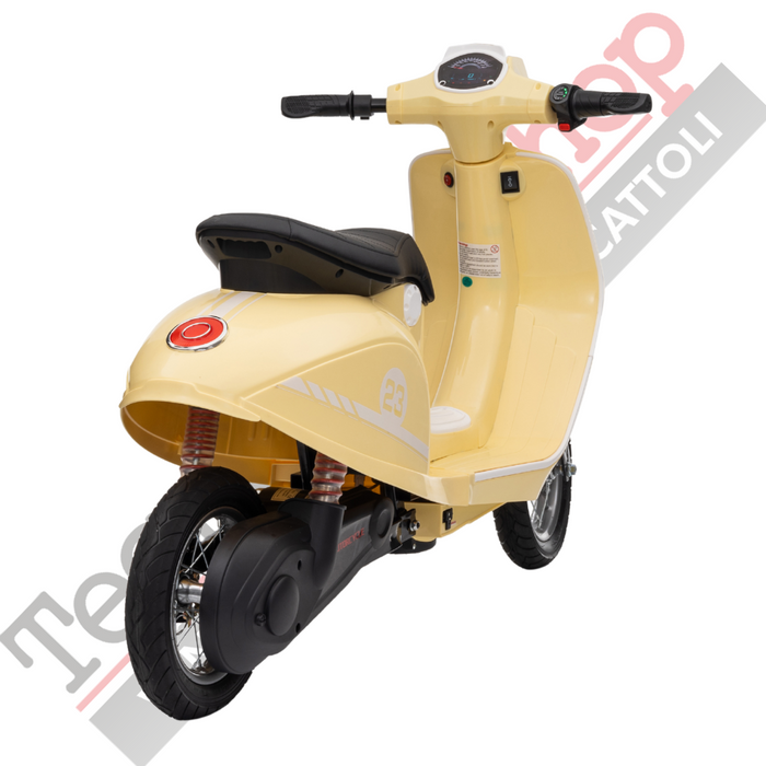 Moto Elettrica per Bambini Moto Deluxe 24V -Beige