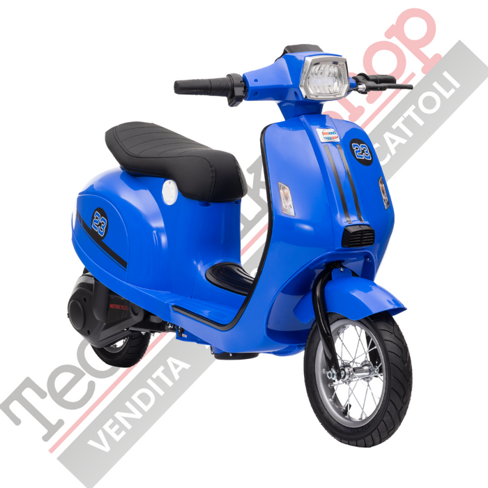 Moto Elettrica per Bambini Moto Deluxe 24V -Blu