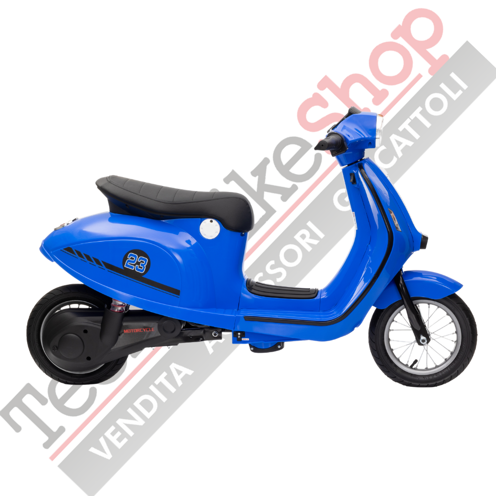 Moto Elettrica per Bambini Moto Deluxe 24V -Blu