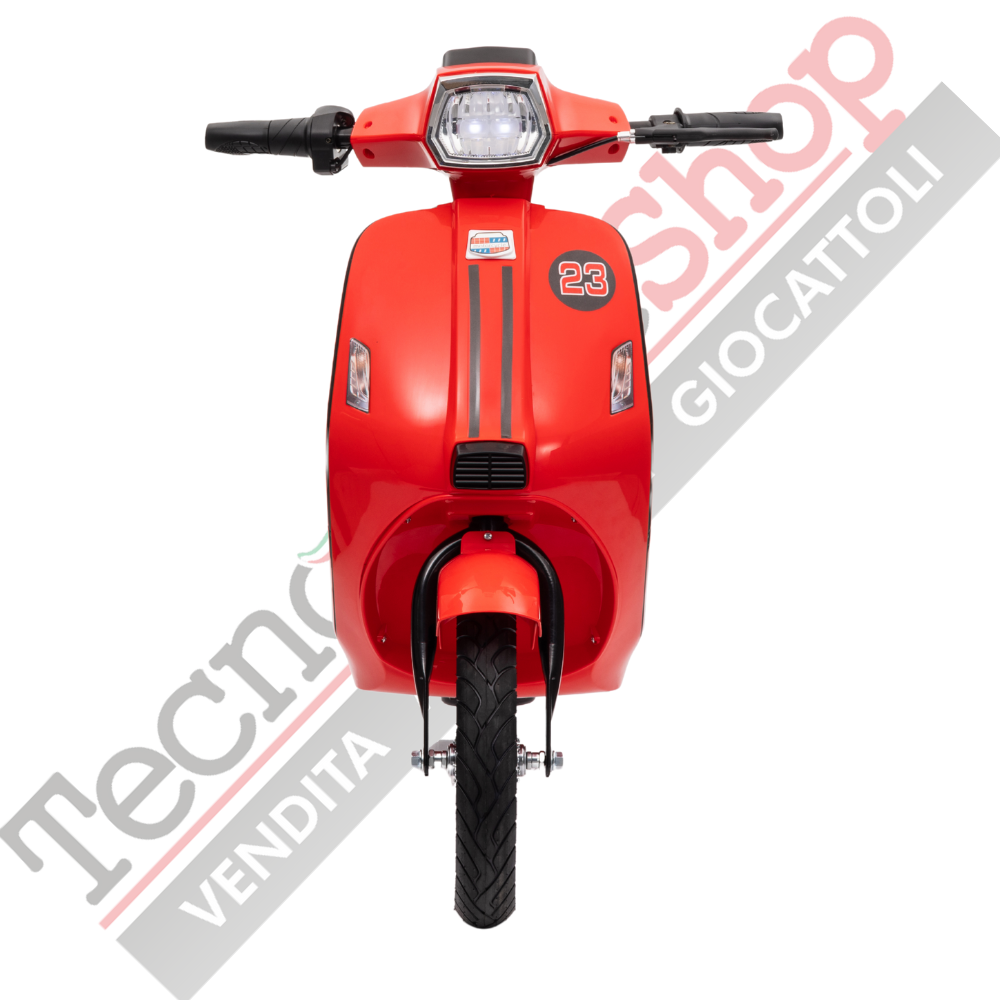 Moto Elettrica per Bambini Moto Deluxe 24V -Rosso