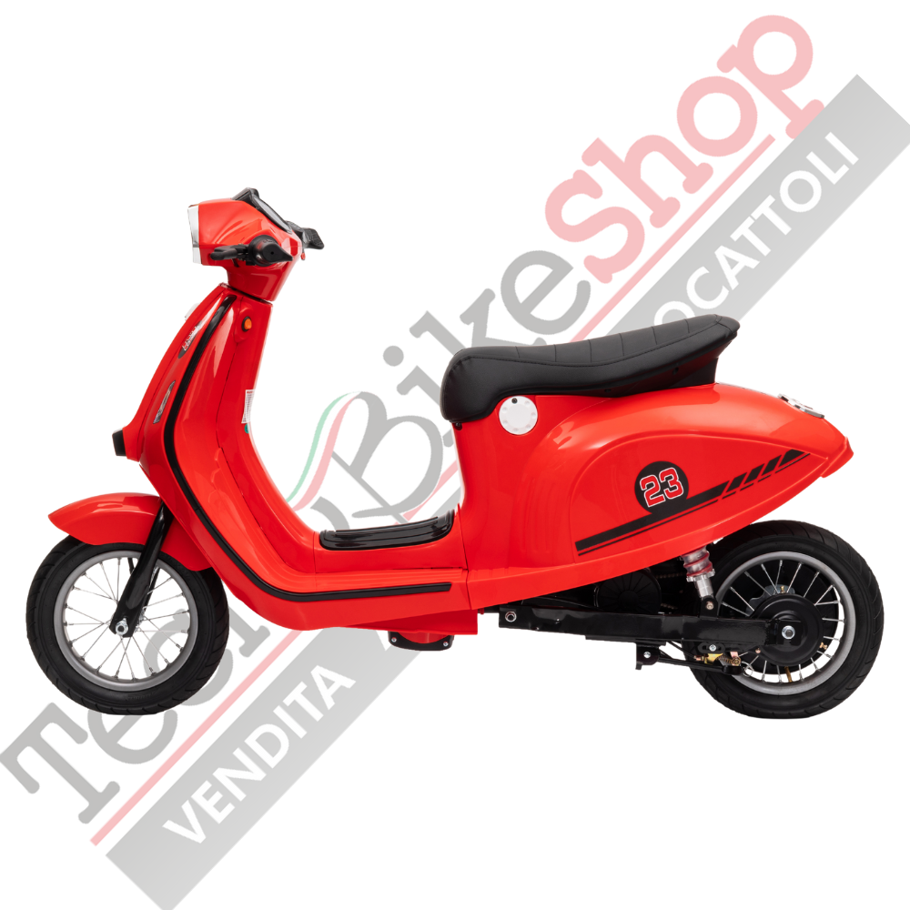 Moto Elettrica per Bambini Moto Deluxe 24V -Rosso