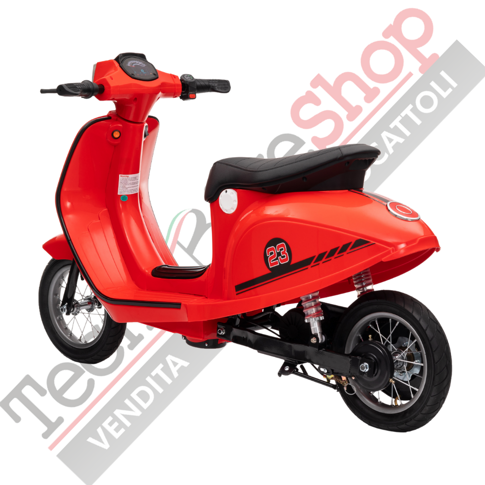 Moto Elettrica per Bambini Moto Deluxe 24V -Rosso