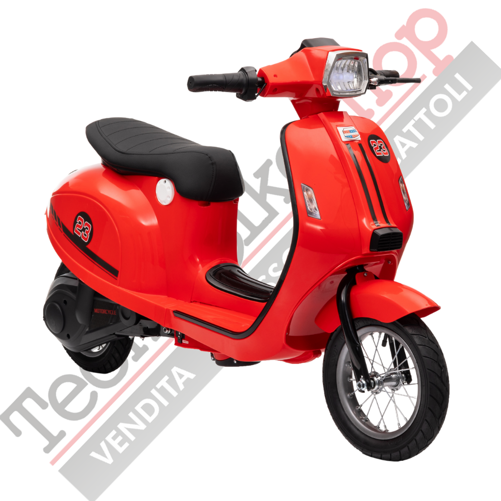 Moto Elettrica per Bambini Moto Deluxe 24V -Rosso