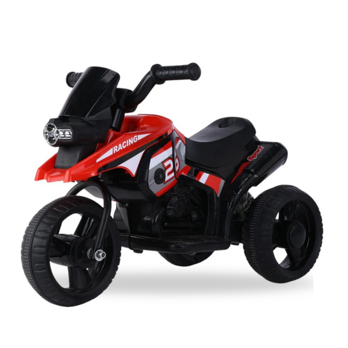 Moto Triciclo Elettrico Per Bambini 6V-Rosso