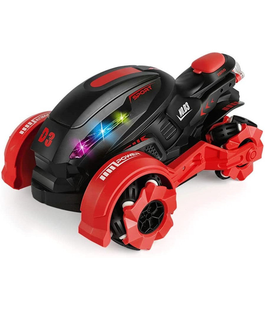 Motocicletta Acrobatica Telecomandata Con Effetto Sonoro Spruzzi D'acqua Q-d3         