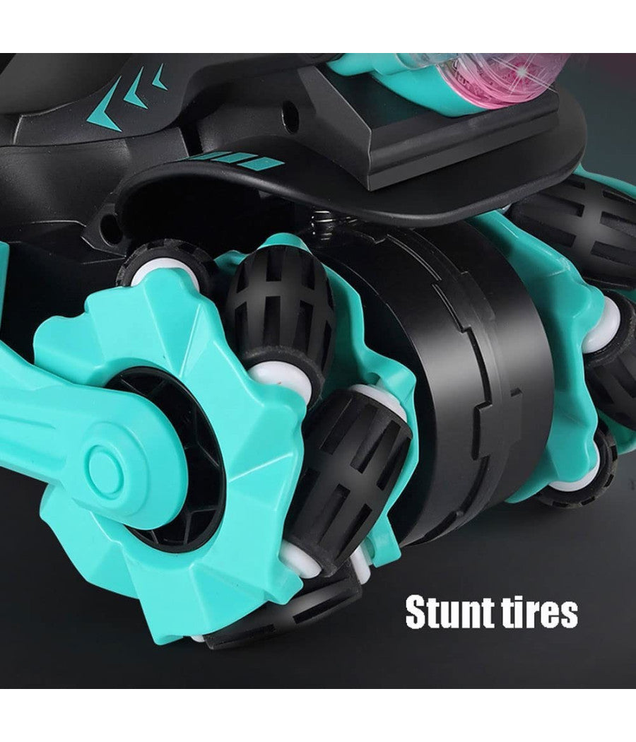 Motocicletta Acrobatica Telecomandata Con Effetto Sonoro Spruzzi D'acqua Q-d3         