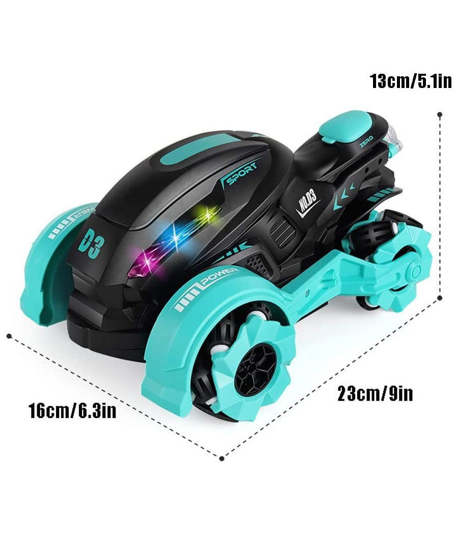 Motocicletta Acrobatica Telecomandata Con Effetto Sonoro Spruzzi D'acqua Q-d3         