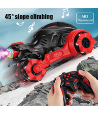 Motocicletta Acrobatica Telecomandata Con Effetto Sonoro Spruzzi D'acqua Q-d3         